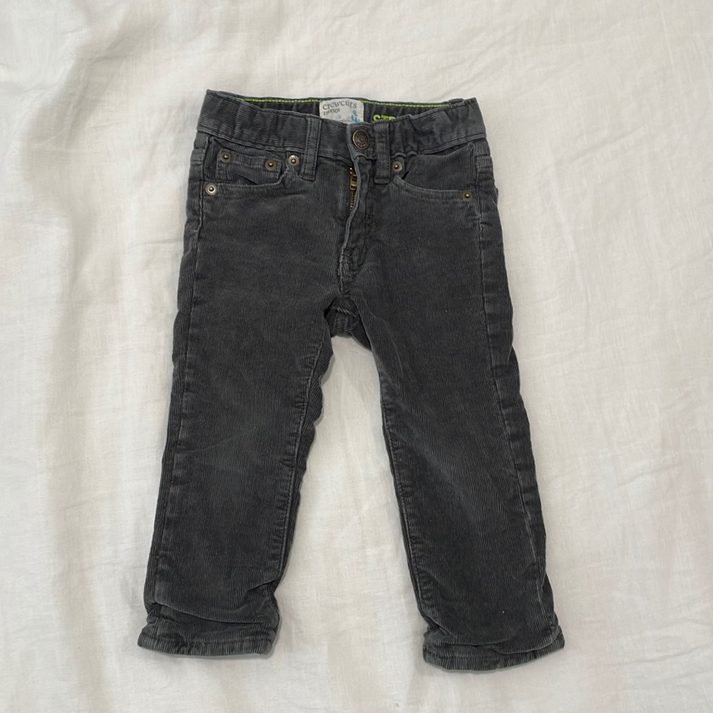 Crewcuts gray cords